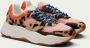 Scotch & Soda Celest leren chunky sneakers met dierenprint lichtroze multi - Thumbnail 9