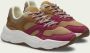 Scotch & Soda Celest leren chunky sneakers camel roze - Thumbnail 9