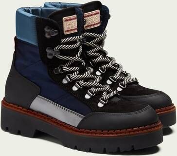 Scotch & Soda Olivine laarzen van suède en nylon in hikingstijl