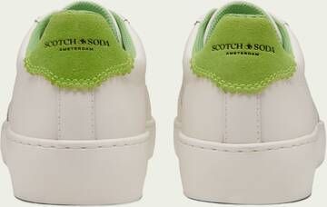 Scotch & Soda Plakka Scarpe Da Ginnastica Uomo - Pelle, Suola Gomma, Chiusura Stringata, Colore Nero/Bianco - 5