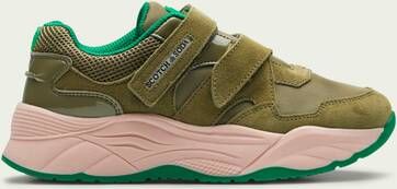 Scotch & Soda Celestia suède sneakers met klittenband (maat 28-33)