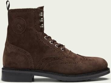 Scotch & Soda Jay halfhoge laarzen in broguestijl