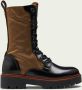 Scotch & Soda Olivine laarzen van polidoleer en nylon - Thumbnail 1