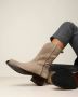 Shabbies Amsterdam Shabbies 192020137 Cowboylaarzen Western Laarzen Dames Beige - Thumbnail 3