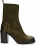 Shabbies Amsterdam Chelsea Boot Gewaxt Leer Olijf Dames Laarzen - Thumbnail 3