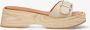 SHABBIES Slippers Dames 17002095 Shs1331 Maat: 37 Materiaal: Suède Kleur: Beige - Thumbnail 3