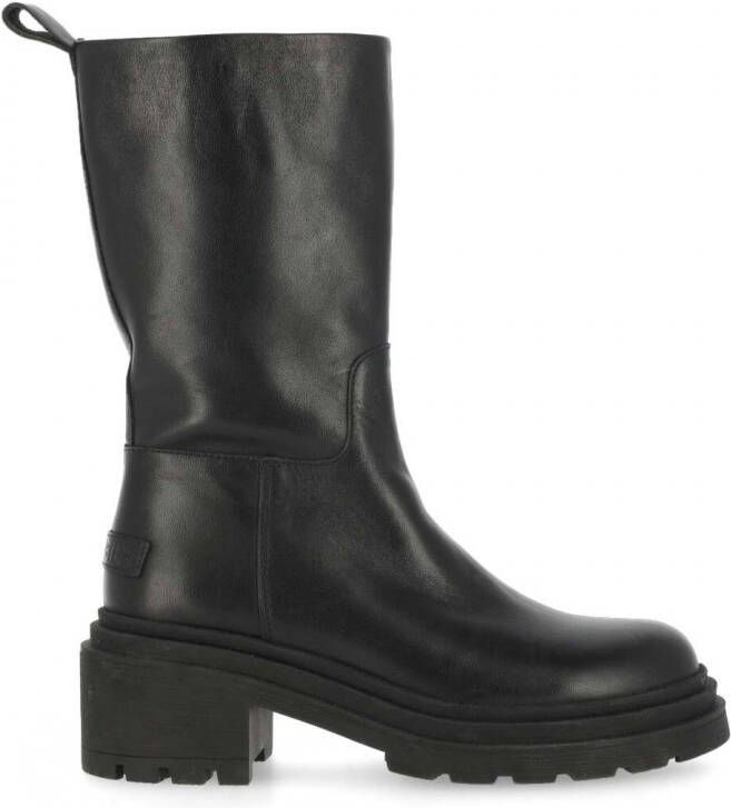 Shabbies Amsterdam Shabbies 183020285 Enkelboots Enkellaarsjes Dames Zwart - Foto 6