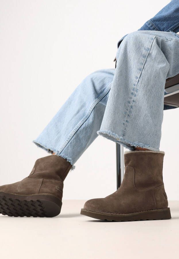 SHABBIES Enkelboots Dames Palissa L Maat: 37 Materiaal: Suède Kleur: Bruin - Foto 4