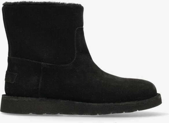 SHABBIES Enkelboots Dames Palissa L Suède Zwart - Foto 5