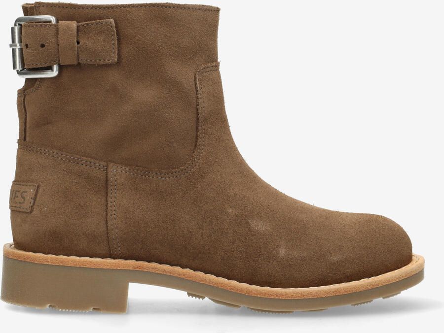 Shabbies Amsterdam Enkellaarzen Alyd Donker Taupe Dames Laarzen - Foto 5
