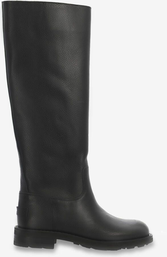 SHABBIES Hoge Laarzen Dames Alyd High Boot Maat: 37 Materiaal: Leer Kleur: Zwart - Foto 5