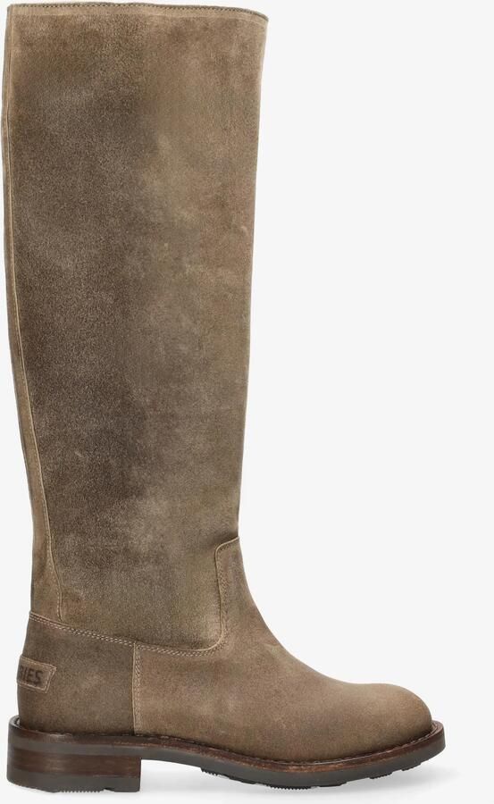 Shabbies Amsterdam Alyd Tuba suède hoge laarzen taupe - Foto 4