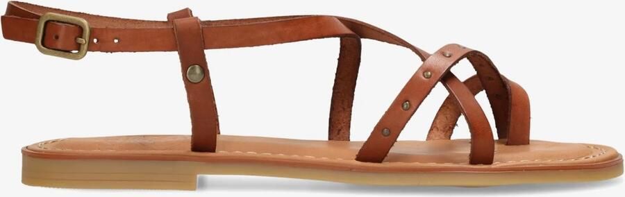 Shabbies Amsterdam Sandalen Angel Carly Cognac