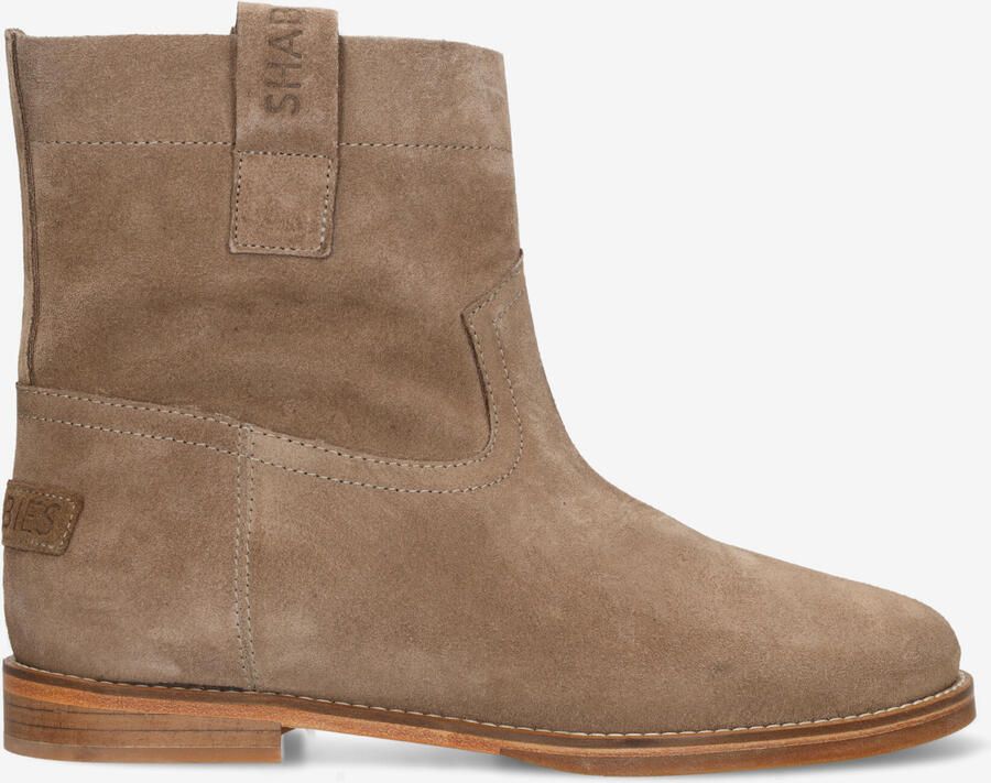 Shabbies Amsterdam Shabbies By Wendy Enkellaarzen Donker Taupe Dames Laarzen - Foto 2