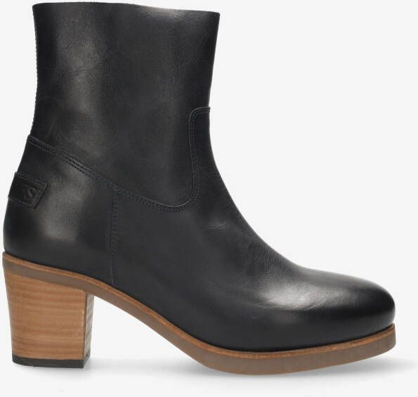 Shabbies Amsterdam Enkellaarzen Lieve Cleo Donker Blauw Dames Laarzen - Foto 2