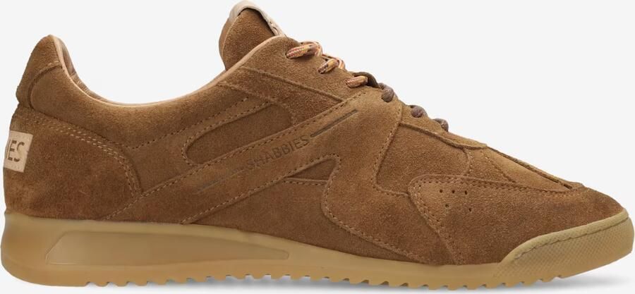 Shabbies Amsterdam APRIL MINA Sneaker suede wool Warm Brown