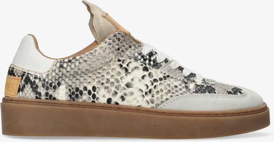 Shabbies Amsterdam Sneaker Bossa Nuovo Snake Black White - Foto 2