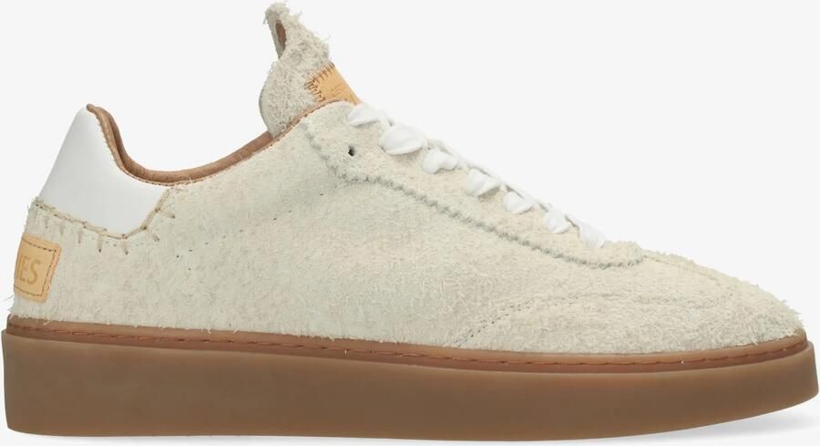 SHABBIES Lage Sneakers Dames Bossa Nuovo Maat: 40 Materiaal: Suède Kleur: Wit - Foto 3