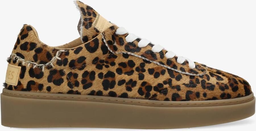 Shabbies Amsterdam Bossa Nuovo sneaker pony hair Lichtbruin