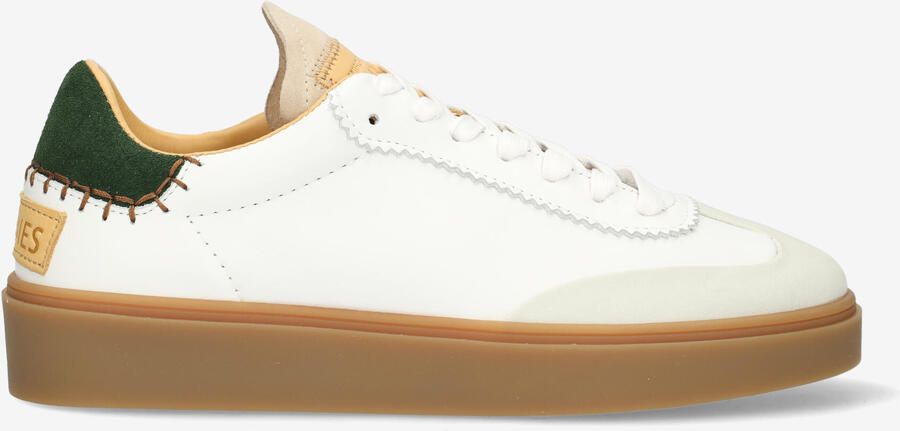 Shabbies Amsterdam Sneaker Bossa Oxford Gum Sole White