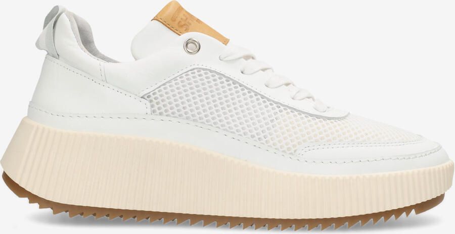Shabbies Amsterdam CHAVI Lua leren sneakers wit - Foto 2