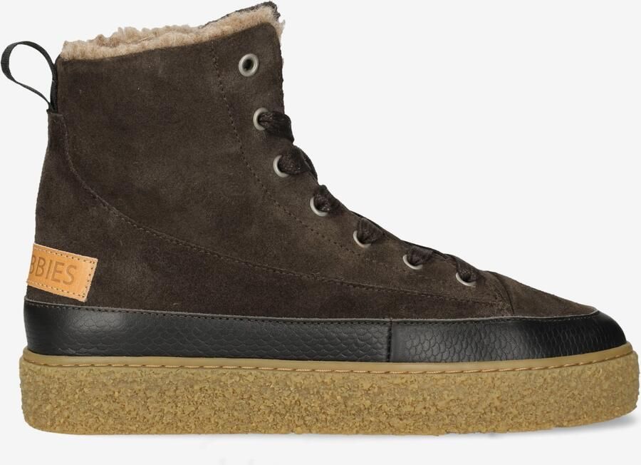 Shabbies Amsterdam CHEWY LILY Ankle boot suede Dark Brown