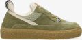 Shabbies Amsterdam Chewy Unna Sneaker Suède Khaki - Khaki