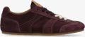 Shabbies Amsterdam Ciska Base sneaker Croco Bordeauxrood - Rood