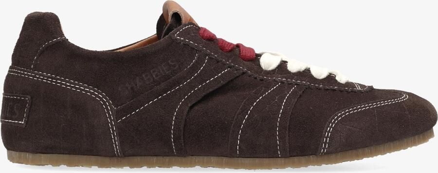Shabbies Amsterdam Ciska Base sneaker Croco Donkerbruin