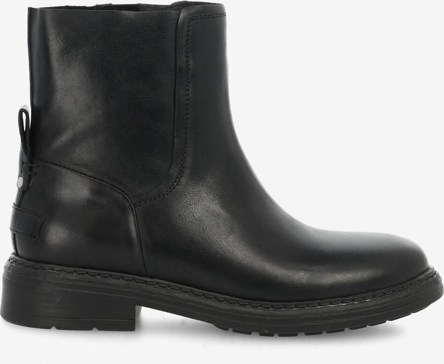 Shabbies Amsterdam DUCK ANKLE Boot leather Black