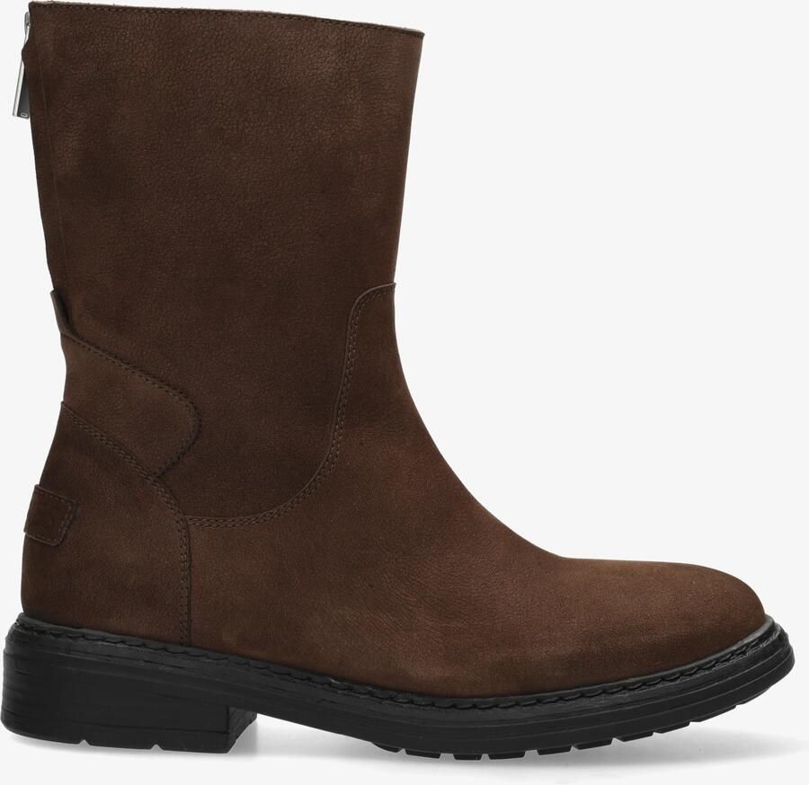 Shabbies Amsterdam Duck Hose enkellaars Leer Sigaro
