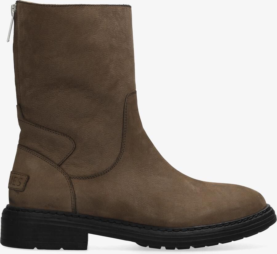 Shabbies Amsterdam Enkellaarzen Duck Hose Brown Dames Laarzen