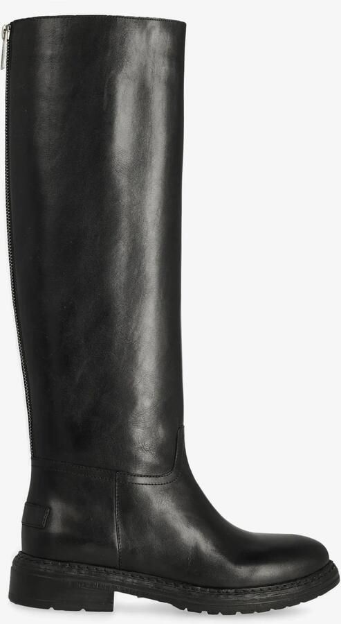 Shabbies Amsterdam Duck Tala Boot Vegetale Leer Zwart - Foto 7