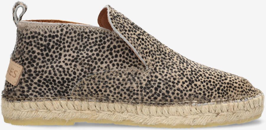 Shabbies Amsterdam Espadrille Elche Lofa Pony Beige Brown - Foto 3