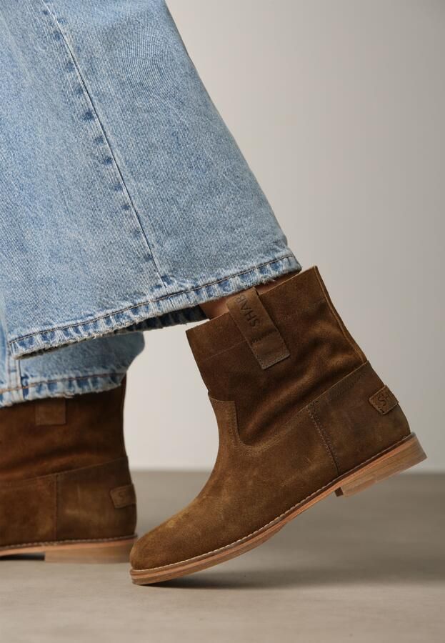 Shabbies Amsterdam Enkellaarzen Festi Ankie Brown Dames Laarzen - Foto 2