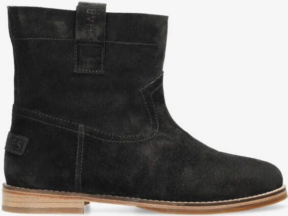 Shabbies Amsterdam Enkellaars Festi Ankie Zwart Dames Laarzen