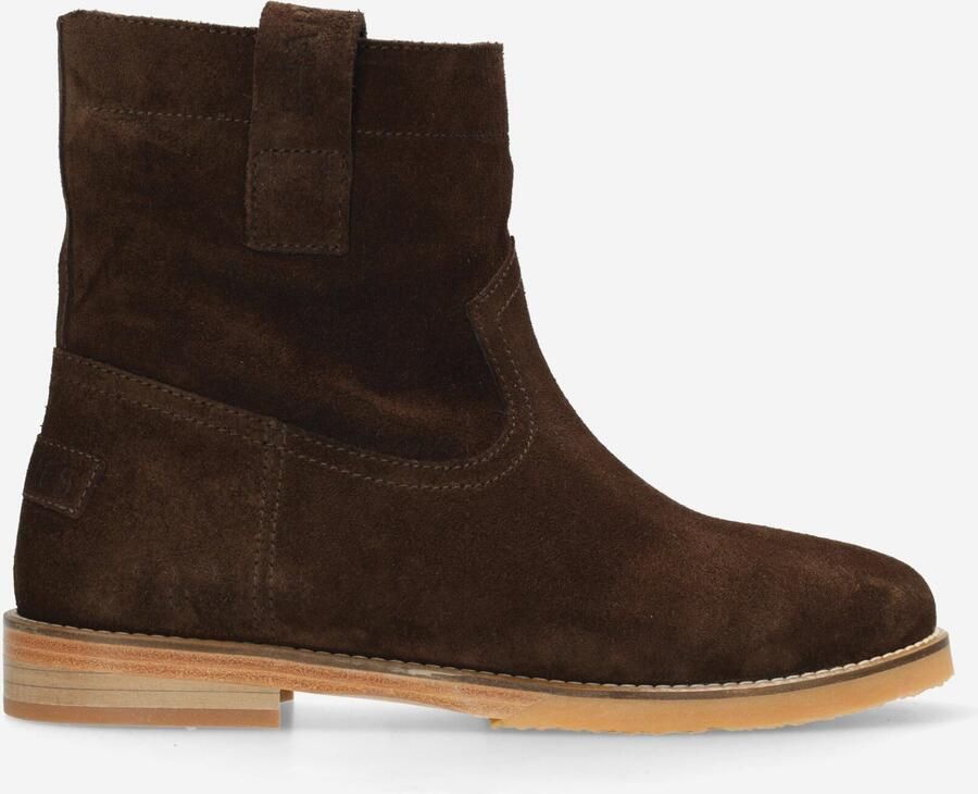 Shabbies Amsterdam Enkellaarzen Festi Winter Ankie Donker Drown Dames Laarzen