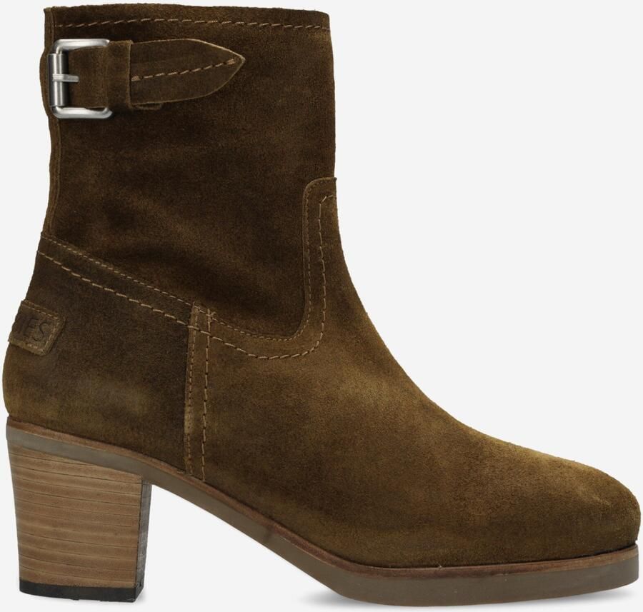 Shabbies Amsterdam Enkellaarzen Lieve Bika Brown Dames Laarzen