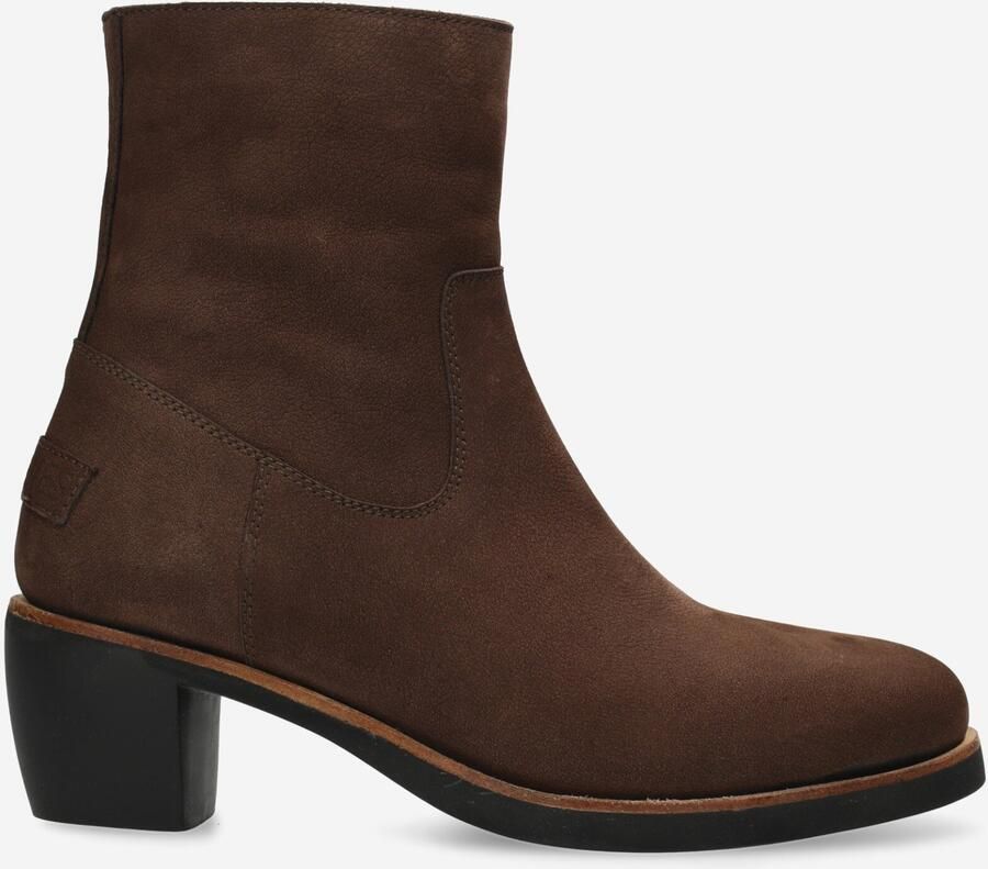 Shabbies Amsterdam Enkellaarzen Lucie Anki Brown Dames Laarzen