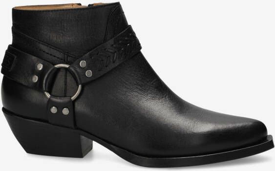 Shabbies Amsterdam Enkellaarzen Sally Biko Black Dames Laarzen