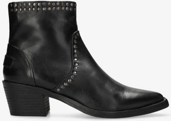 Shabbies Amsterdam Enkellaarzen Wieke Vintage Black Dames Laarzen