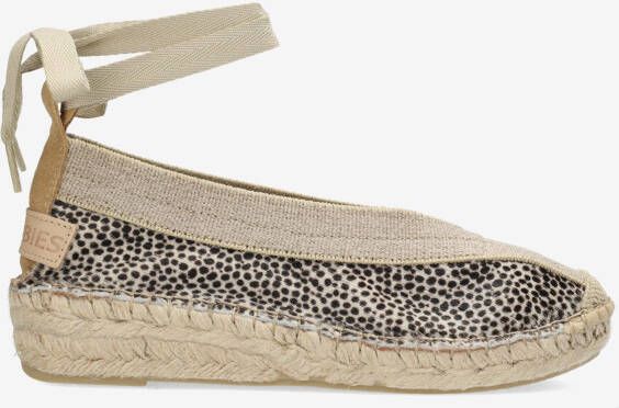 Shabbies Amsterdam Espadrille Palma Kimono Puntos Beige - Foto 3