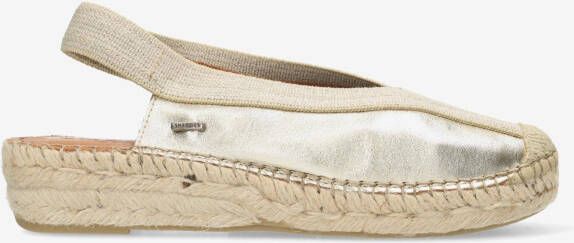 Shabbies Amsterdam Palma Ki Sling leren espadrilles goud - Foto 3