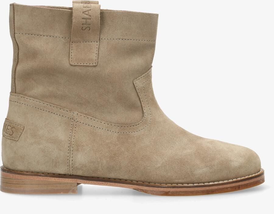 SHABBIES Enkellaarsjes Dames Festi Ankie Maat: 39 Materiaal: Suède Kleur: Taupe - Foto 7