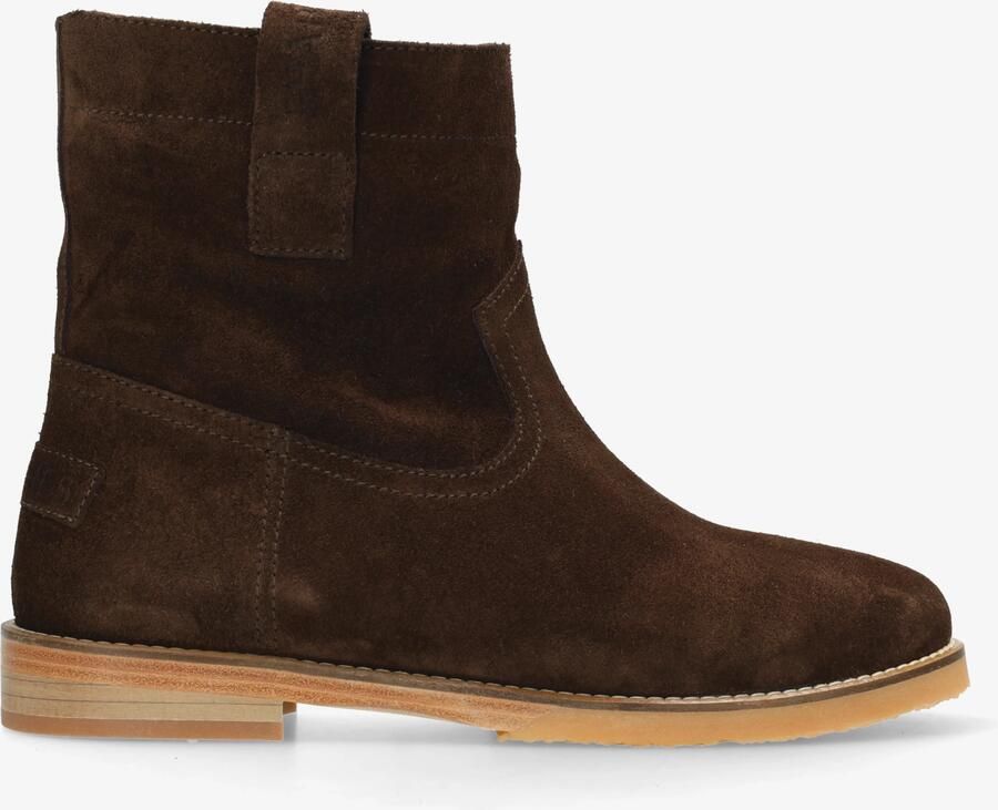 Shabbies Amsterdam Enkellaarzen Festi Winter Ankie Donker Drown Dames Laarzen