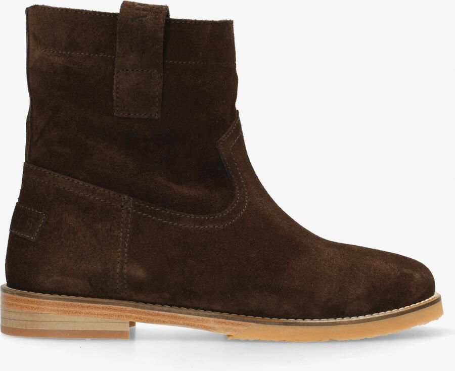 Shabbies Amsterdam Enkellaarzen Festi Winter Ankie Donker Drown Dames Laarzen