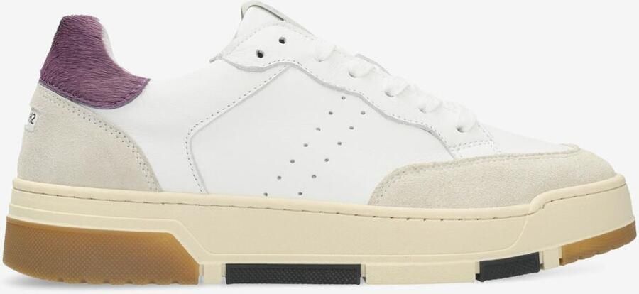Shabbies Amsterdam Hope Base sneaker Leer Wit