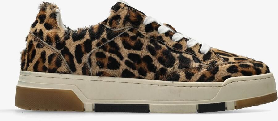 Shabbies Amsterdam Hope Base sneaker Leopard pony Lichtbruin - Foto 2