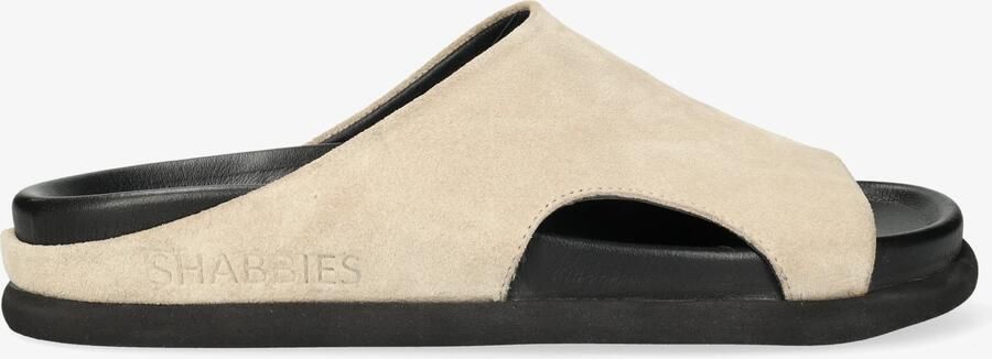 SHABBIES Badslippers Dames Inga Close Maat: 41 Materiaal: Suède Kleur: Taupe - Foto 7