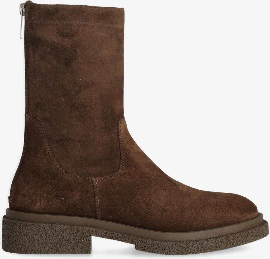 Shabbies Amsterdam Enkellaarzen Jane Chelsea Brown Dames Laarzen